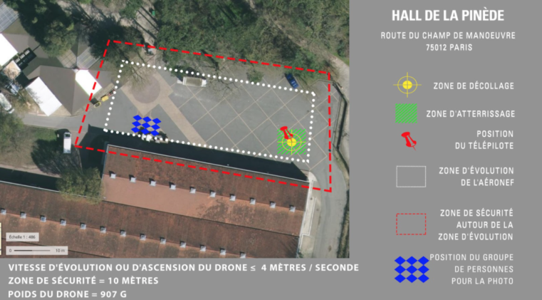 HALL DE LA PINÈDE – CARTE DRONE