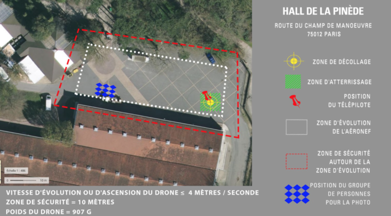 HALL DE LA PINÈDE – CARTE DRONE